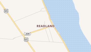 Readland, Arkansas map