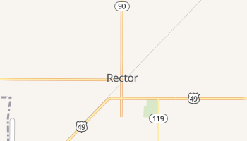 Rector, Arkansas map