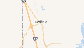 Redfield, Arkansas map
