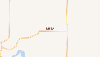Rhea, Arkansas map
