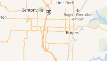 Rogers, Arkansas map