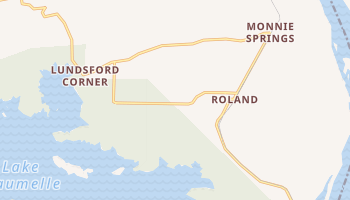 Roland, Arkansas map