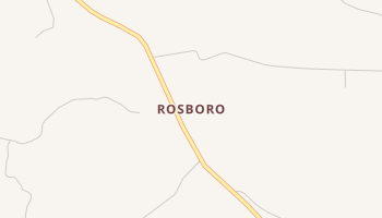Rosboro, Arkansas map