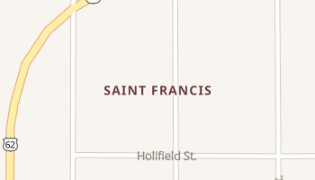 Saint Francis, Arkansas map