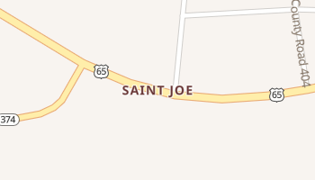 Saint Joe, Arkansas map