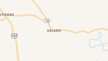 Salado, Arkansas map