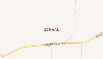 Schaal, Arkansas map