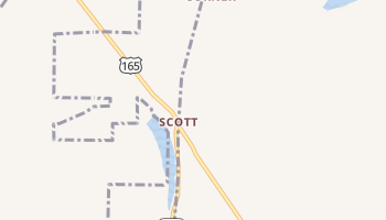 Scott, Arkansas map