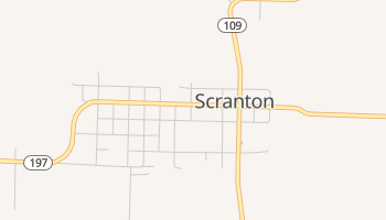 Scranton, Arkansas map