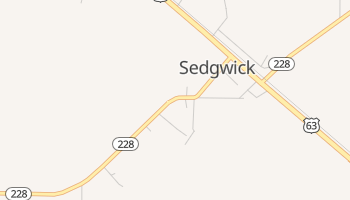 Sedgwick, Arkansas map