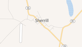 Sherrill, Arkansas map