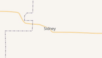 Sidney, Arkansas map