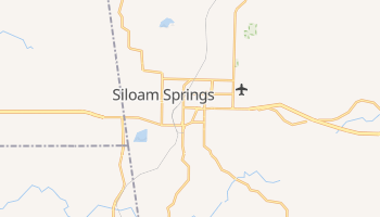 Siloam Springs, Arkansas map