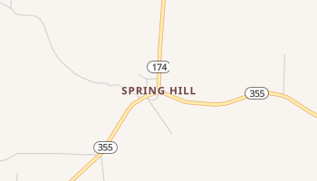 Spring Hill, Arkansas map