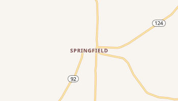 Springfield, Arkansas map