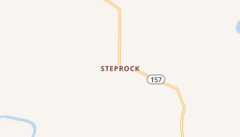 Steprock, Arkansas map