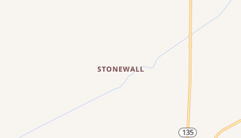 Stonewall, Arkansas map