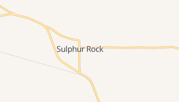 Sulphur Rock, Arkansas map