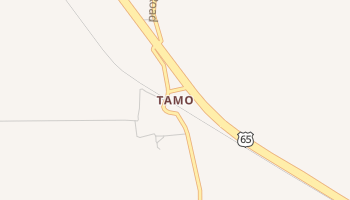 Tamo, Arkansas map