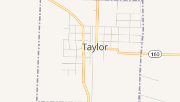 Taylor, Arkansas map
