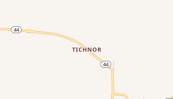 Tichnor, Arkansas map
