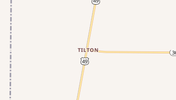 Tilton, Arkansas map