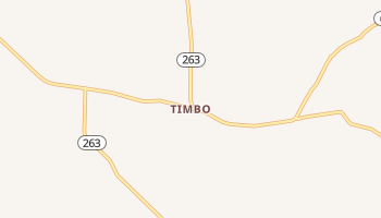 Timbo, Arkansas map
