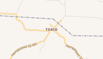 Tokio, Arkansas map