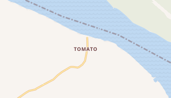 Tomato, Arkansas map