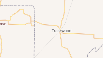 Traskwood, Arkansas map