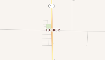 Tucker, Arkansas map