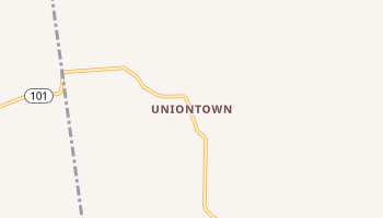 Uniontown, Arkansas map