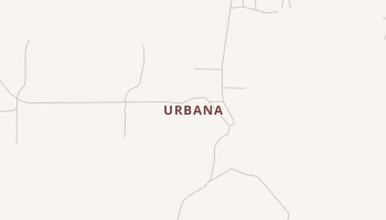 Urbana, Arkansas map