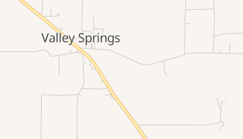 Valley Springs, Arkansas map