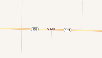 Van, Arkansas map
