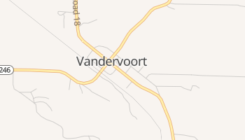 Vandervoort, Arkansas map