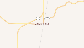 Vanndale, Arkansas map