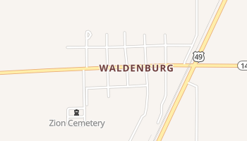 Waldenburg, Arkansas map