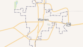 Warren, Arkansas map