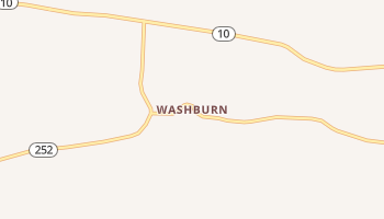Washburn, Arkansas map