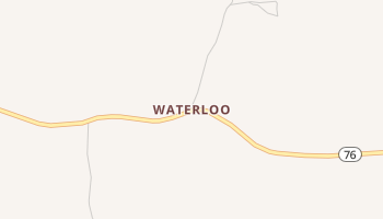 Waterloo, Arkansas map