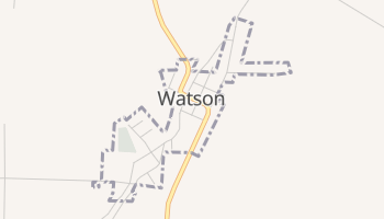 Watson, Arkansas map