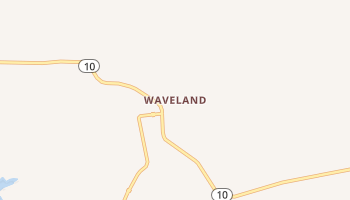 Waveland, Arkansas map