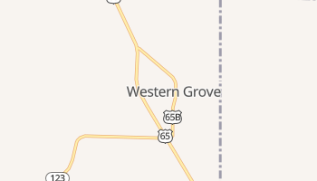 Western Grove, Arkansas map