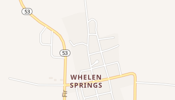 Whelen Springs, Arkansas map
