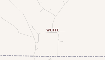 White, Arkansas map