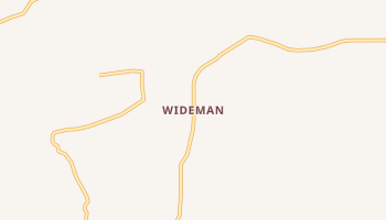 Wideman, Arkansas map