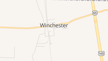 Winchester, Arkansas map