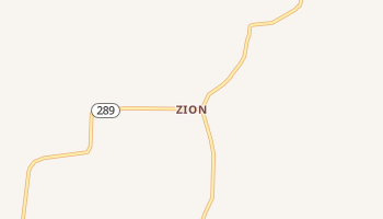 Zion, Arkansas map