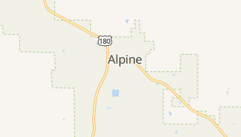 Alpine, Arizona map